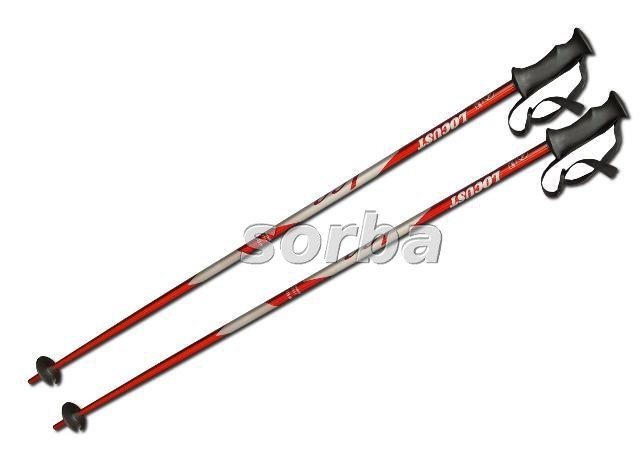 Kijki zjazdowe ICE ROJO (czerwone) roz.125 cm 1