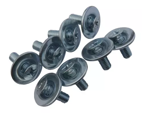 Śruby + podkładki do wiązań snowboardowych 8szt 1