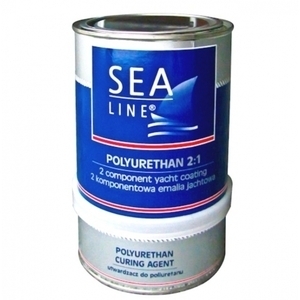 Farba poliuretanowa niebieska 0,75 L TRO5655 1