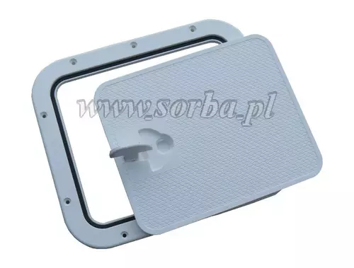 Zamknięcie dekiel  pokrywa  bakisty biały I45163 1