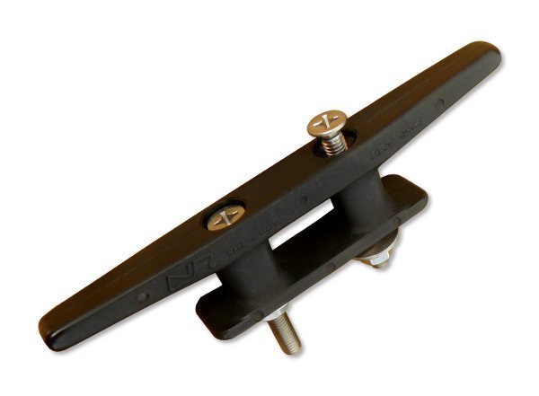 Knaga 210 mm czarna  z zestawem do mocowania 1
