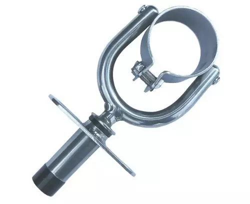 Dulka nierdzewna zaciskowa widełki + obejma 1