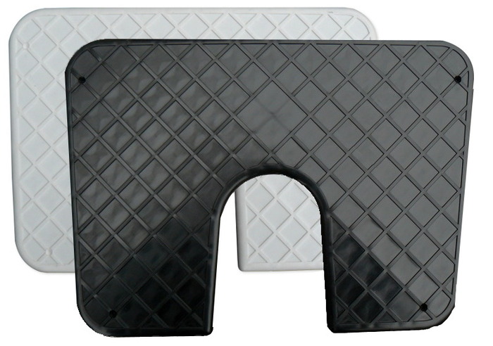 Ochraniacz pawęży zew.czarny 320x220x6.4 mm 1