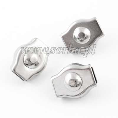 Zacisk linowy rynienkowy , pojedynczy A4 8,0 1