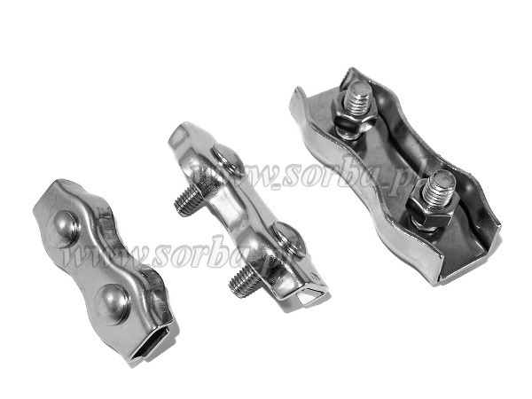 Zacisk lin.rynienkowy podwójny A4 4,0  7331 1