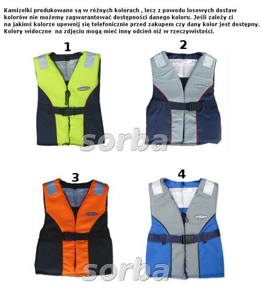 Kamizelka asekuracyjna kapok Sailor 30-40/S 1