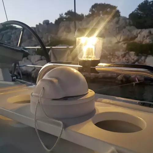Lampa solarna biała na reling 198137 7