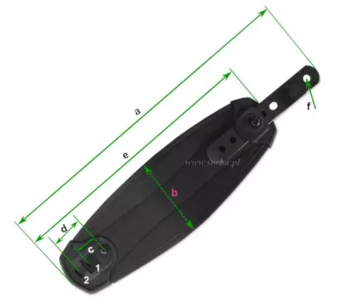 Pasek snowboard Ankle STRAP długi art.199 2