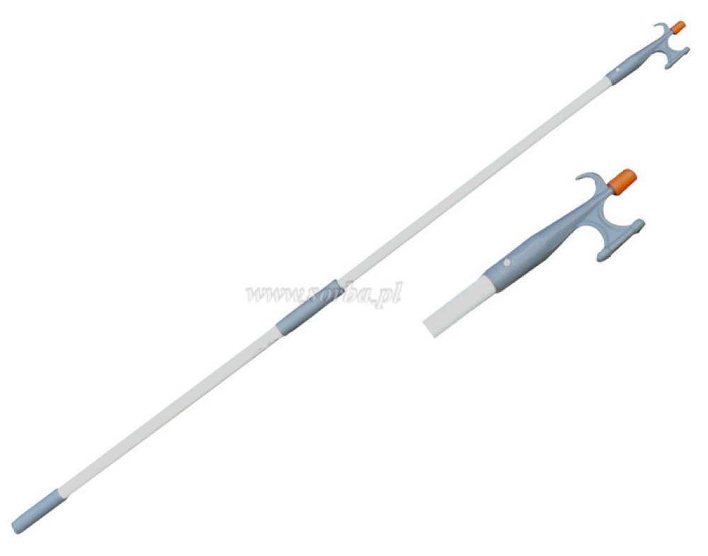 Bosak aluminiowy teleskopowy 120-196 cm szary 1