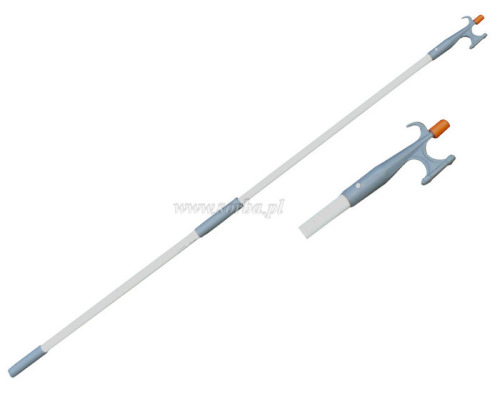 Bosak aluminiowy teleskopowy 120-196 cm szary 1