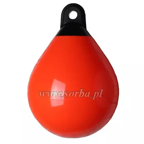 Odbijacz pompowany kulisty 55x73 pomarańczowy 1